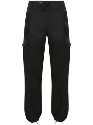 Alexander McQueen high-waisted straight-leg trousers - 1000 -Black