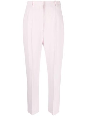 Alexander McQueen high-waisted tailored trousers - Purple