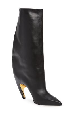 Alexander McQueen Iconic Armadillo Knee High Boot in Black