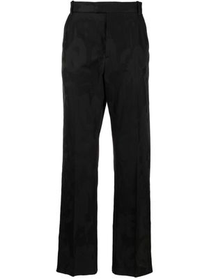 Alexander McQueen jacquard tailored trousers - Black