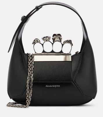 Alexander McQueen Jewelled leather tote bag