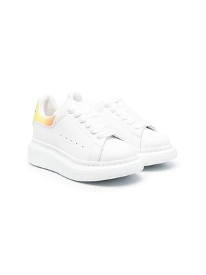 Alexander McQueen Kids chunky lace-up sneakers - White