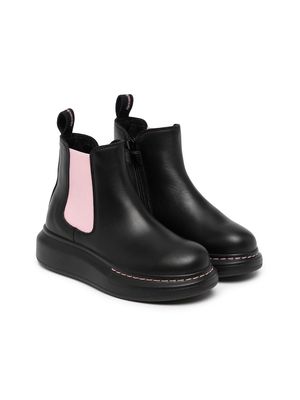 Alexander McQueen Kids Hybrid Chelsea boots - Black