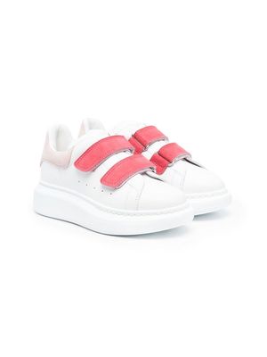Alexander McQueen Kids Oversized touch-strap sneakers - Neutrals
