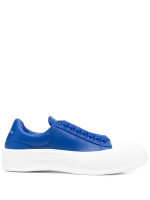 Alexander McQueen lace-up low-top sneakers - Blue