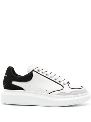 Alexander McQueen Larry panelled leather sneakers - White