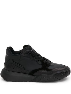 Alexander McQueen leather low-top sneakers - Black