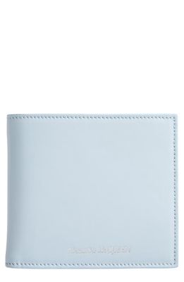 Alexander McQueen Liberty Calfskin Bifold Wallet in Spring Blue