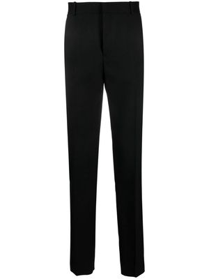 Alexander McQueen mid-rise wool tailored trousers - Black