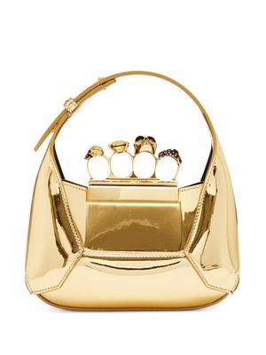 Alexander McQueen mini The Jewelled top-handle bag - Gold