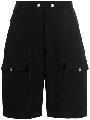 Alexander McQueen multi-pocket cotton cargo shorts - Black