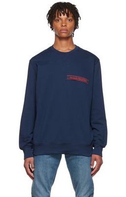 Alexander McQueen Navy Cotton Sweatshirt