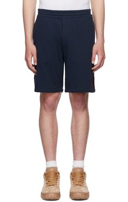 Alexander McQueen Navy Selvedge Shorts
