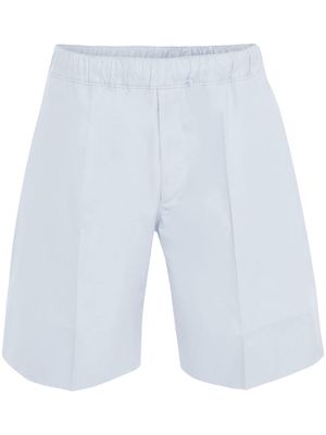 Alexander McQueen organic cotton tailored shorts - Blue