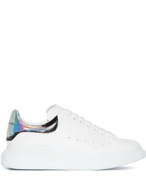 Alexander McQueen Oversized lace-up low-top sneakers - White