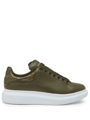 Alexander McQueen Oversized leather sneakers - Green