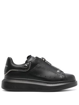 Alexander McQueen Oversized zip-up sneakers - Black
