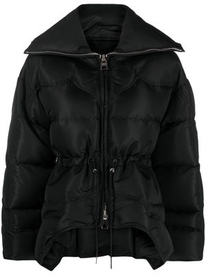 Alexander McQueen padded drawstring-waist jacket - Black