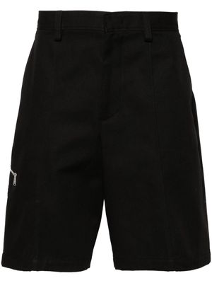 Alexander McQueen pleat-detail tailored shorts - Black