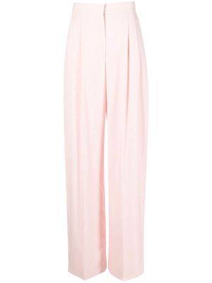 Alexander McQueen pleat-detail tailored trousers - Pink