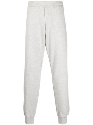 Alexander McQueen printed-detail cotton track pants - Grey