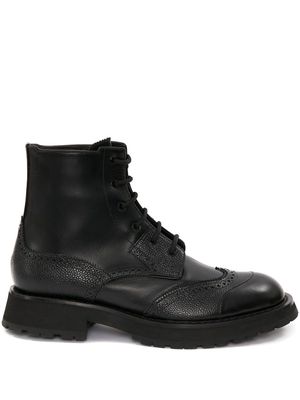 Alexander McQueen Punk Worker lace-up boots - Black