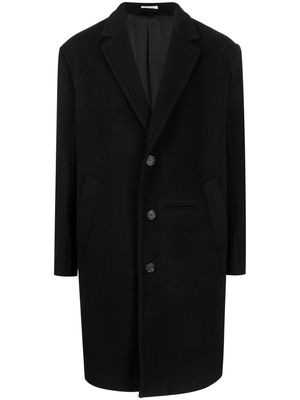 Alexander McQueen raglan sleeves wool-blend coat - Black