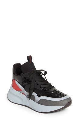 Alexander McQueen Runner Sneaker in Black/Red