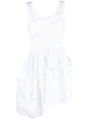 Alexander McQueen scoop-neck minidress - White