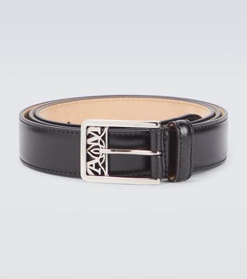 Alexander McQueen Seal leather belt