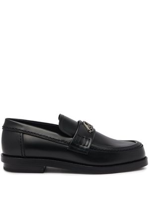 Alexander McQueen Seal leather loafers - Black