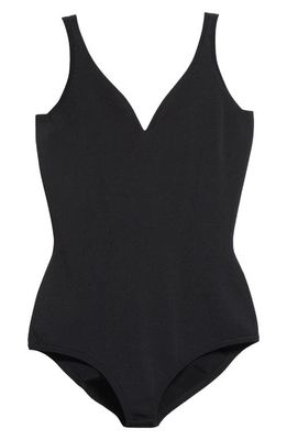 Alexander McQueen Seamless Open Back Bodysuit in Black