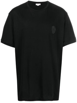 Alexander McQueen Skull patch round-neck T-shirt - Black