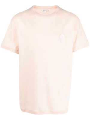 Alexander McQueen Skull patch round-neck T-shirt - Pink
