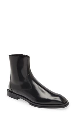 Alexander McQueen Slash Chelsea Boot in Black/Silver