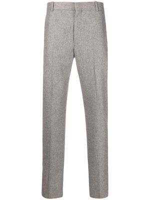 Alexander McQueen slim-cut tailored trousers - Grey