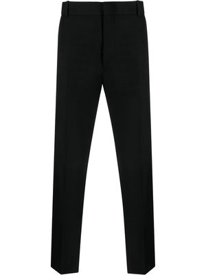 Alexander McQueen slim tailored-cut trousers - Black