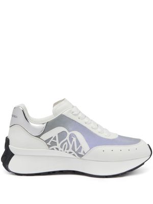 Alexander McQueen Sprint Runner lambskin sneakers - White