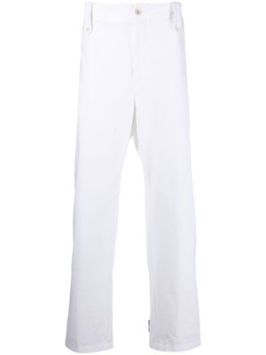 Alexander McQueen straight-leg cotton trousers - White