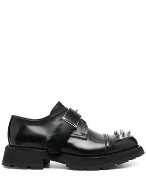Alexander McQueen studded toe-cap monk shoes - Black