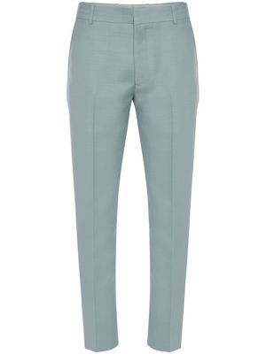 Alexander McQueen tailored cigarette trousers - Blue