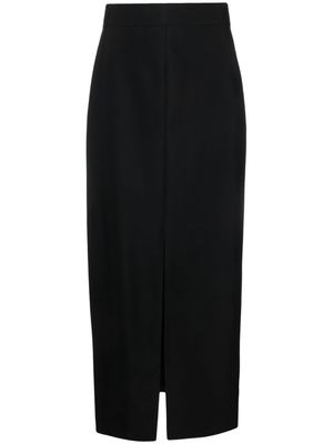 Alexander McQueen tailored wool midi skirt - Black