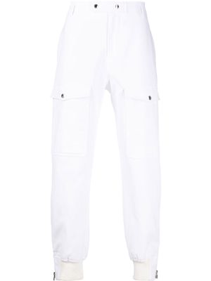 Alexander McQueen tapered cargo trousers - White