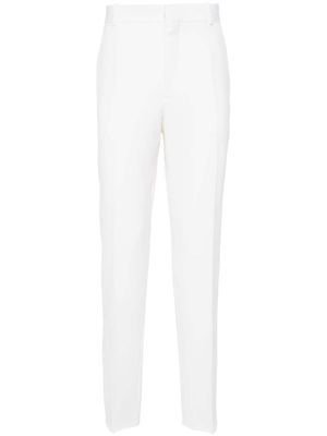 Alexander McQueen tapered wool trousers - White