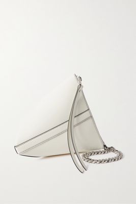 Alexander McQueen - The Curve Leather Clutch - Ivory