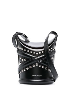 Alexander McQueen The Curve studded crossbody bag - Black