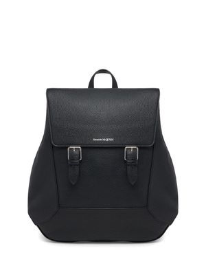 Alexander McQueen The Edge logo-lettering backpack - Black