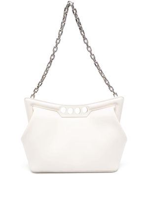 Alexander McQueen The Peak leather shoulder bag - Neutrals