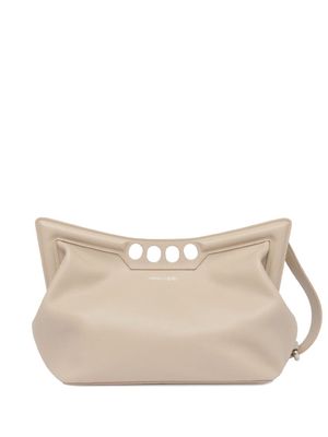 Alexander McQueen The Peak leather tote bag - Neutrals