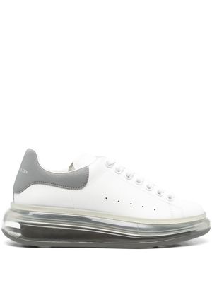 Alexander McQueen transparent-sole sneakers - White